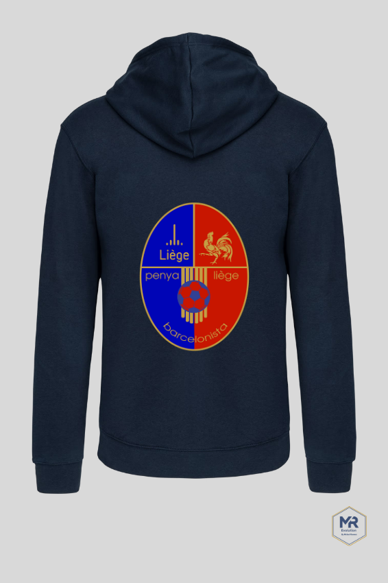 Sweat Capuche Zip Bicolore "Penya"