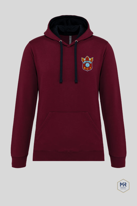 Sweat Capuche Bicolore