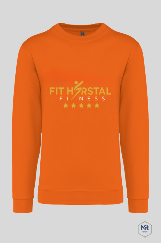 Sweat col rond Logo face