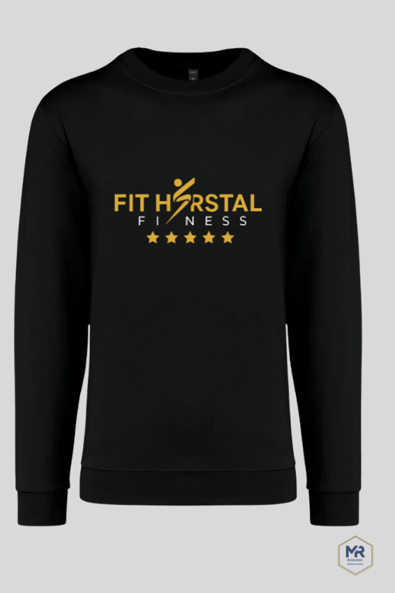 Sweat col rond Logo face