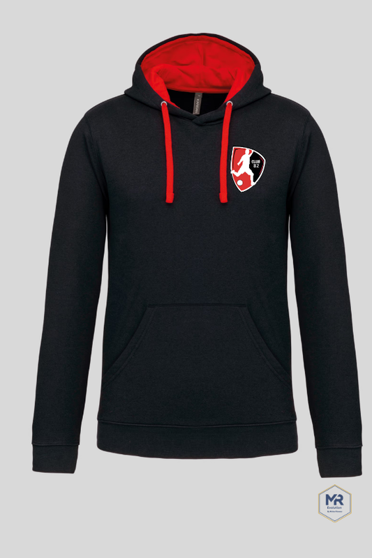 Sweat Capuche Bicolore