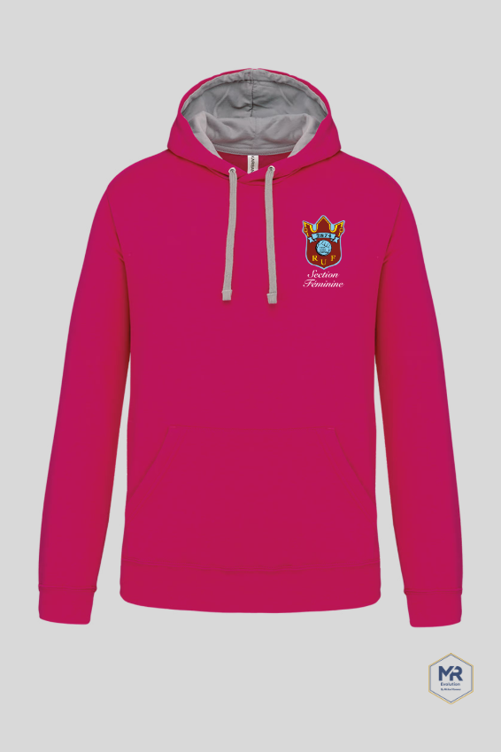 Sweat Capuche Bicolore